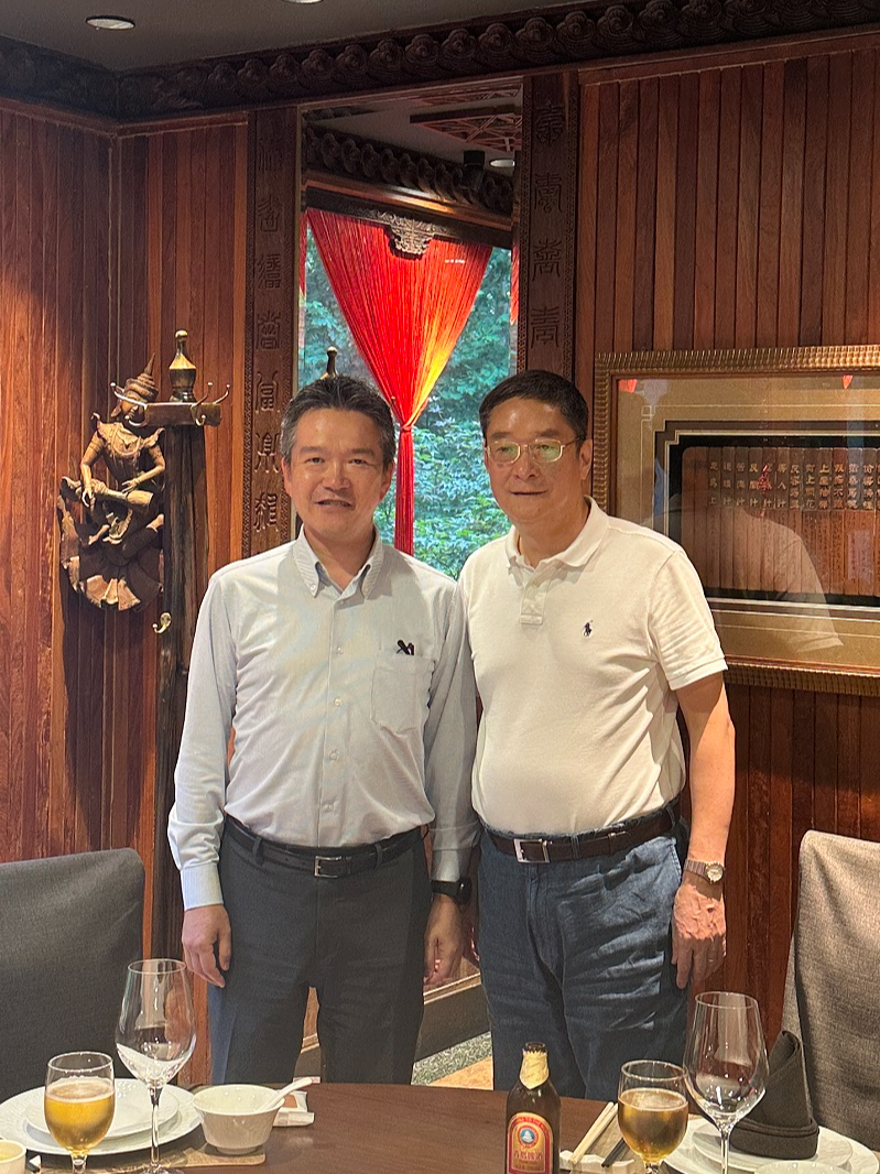 蔡建新總經理與4月1日到任的丸紅（上海）有限公司董事長、總經理米谷陽一先生會面